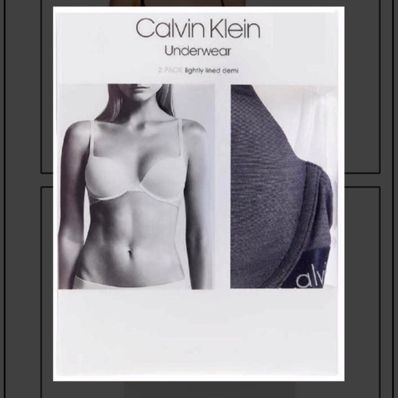 calvin klein lightly lined demi bra